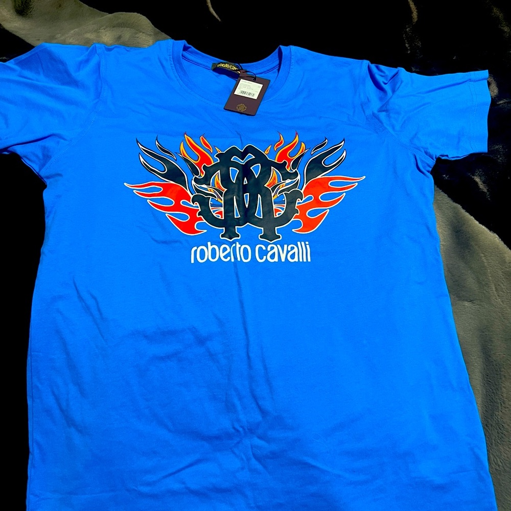 Roberto Cavalli shirts blue L size!